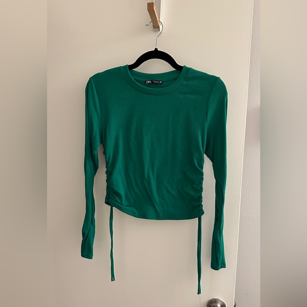 Zara Women T-shirt Long Sleeve Size L